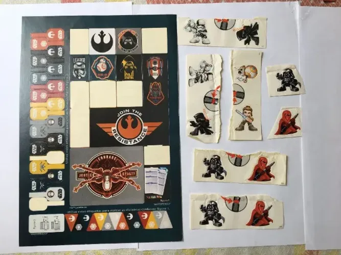 pack de adesivos star wars