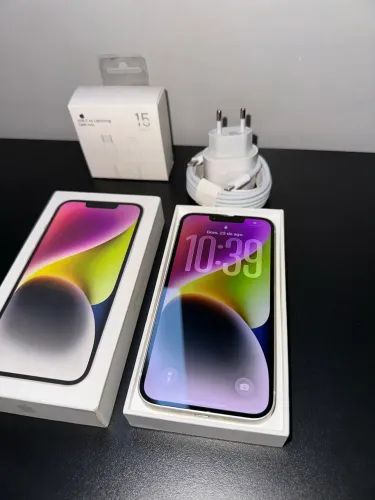 iPhone 14 branco impecável novo