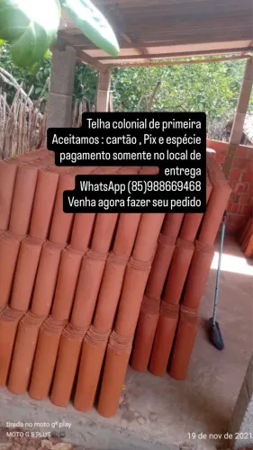 Telha colonial de Primeira