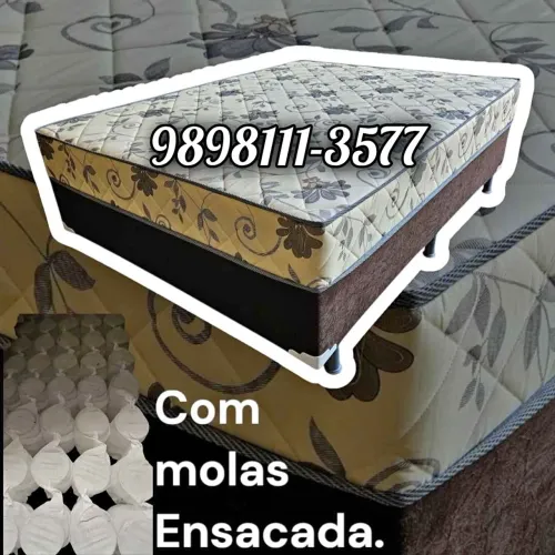 Camas box de molas ensacadas novas na promoção, ENTREGAMOS HOJE