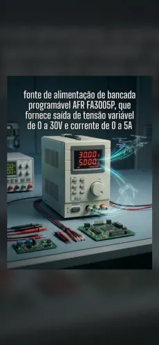 Fonte de alimentação de bancada 