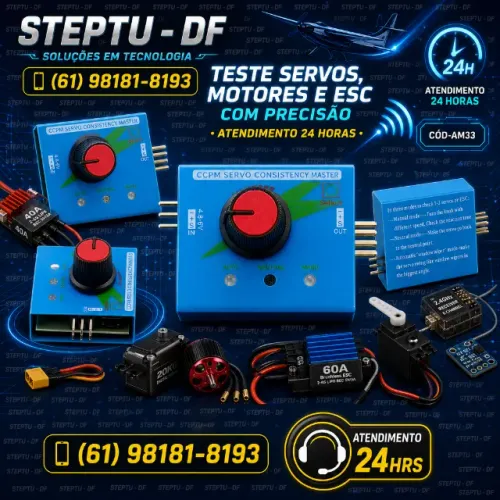 Servo Tester - Testador De Servo , Motor E Esc - Aeromodelismo - Automodelismo COD-AM33