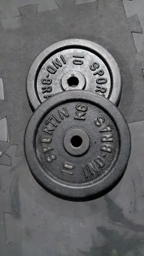 Par de anilhas musculação 10 kg