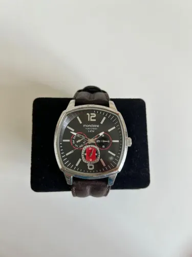Relógio Mondaine Masculino Cronógrafo + 2 Pulseiras