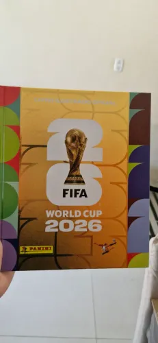 Relíquia! Álbum da Copa 2026 Capa Dourada (COM 20 A 50 FUGURINHAS COLADAS E COM CR7