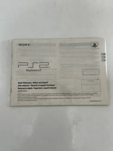 Manual PS2 Playstation 2 Original de época