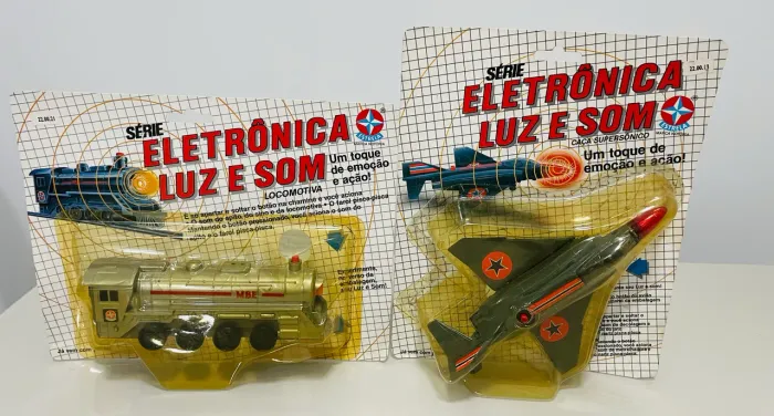 Brinquedos Antigos Trem E Avião De Plástico Estrela Lacrados De Fábrica