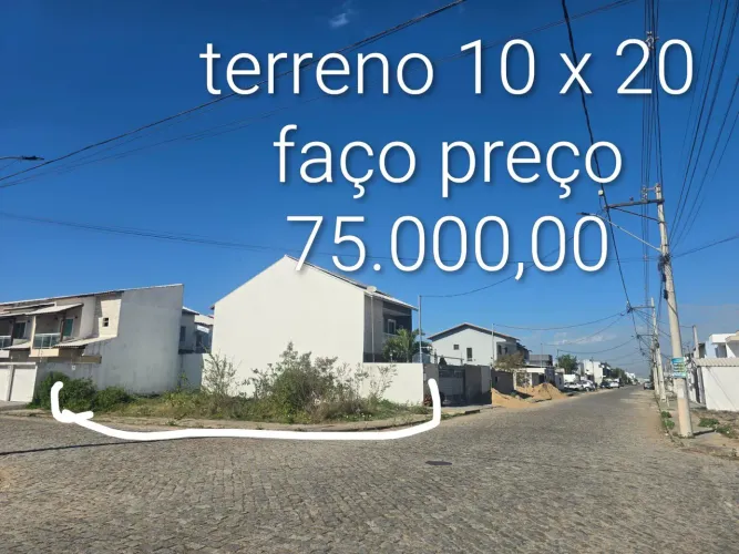 Terreno de esquina 10x 20 faço preço
