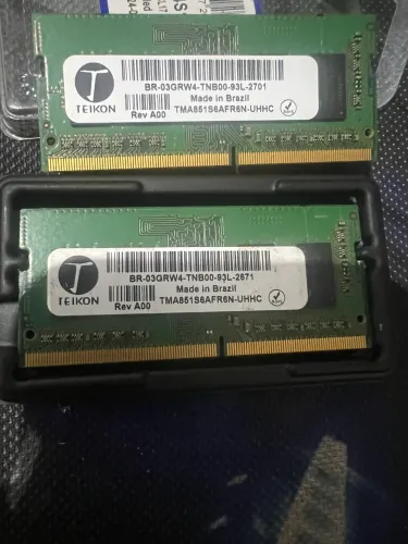 Memória ram de notebook 4gb 2400mhz