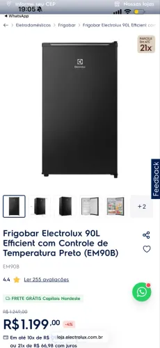 Frigobar NOVO ( NA CAIXA)