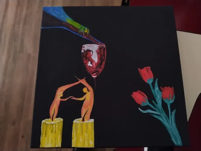 Quadro decorativo tematico jantar