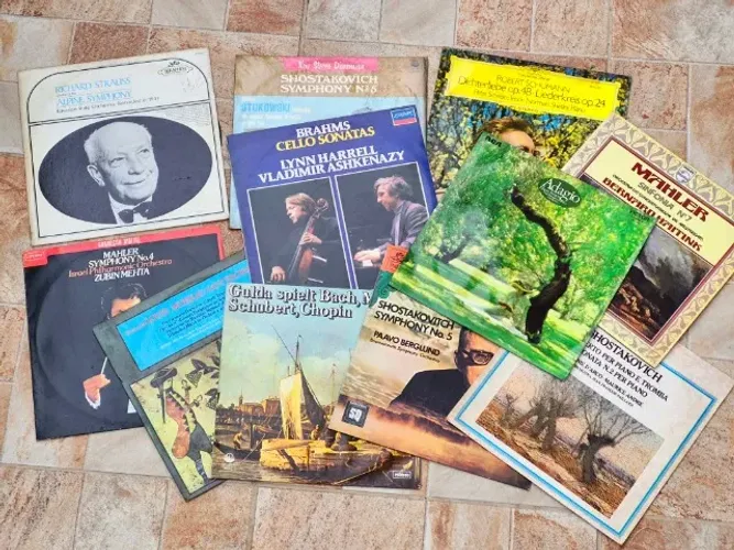 Lote LP Disco de Vinil de Músicas Clássica (11 UNIDADES)