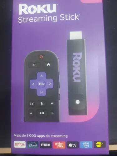 STREMING STICK ROKU - NOVO