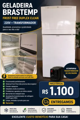 Geladeira Brastemp Duplex Frost Free 220V