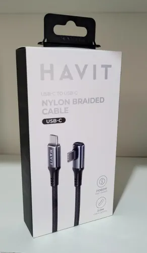 Cabo Havit USB-C Macho A USB-C Macho / 3M - Preto Aceitamos todos os cartões. Facilitamos