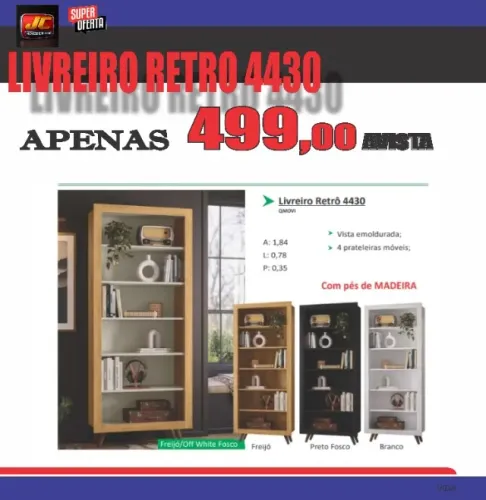 LIVREIRO RETRO 4430 PROMO