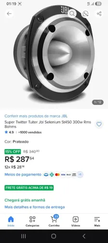 Twuitter jbl 300rms