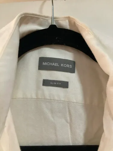Camisa Michael Kors Branca Original - Slim Fit - Tamanho M