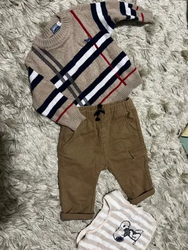 Conjunto roupa de frio infantil