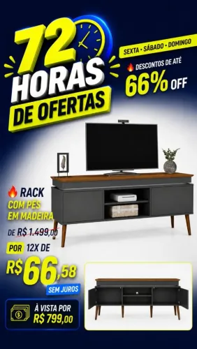 Rack para 180M com led