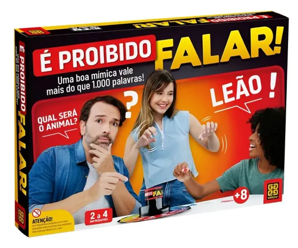 Jogo de Tabuleiro - É PROIBIDO FALAR.(NOVO)