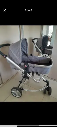 Kit Safety - Carrinho + bebê conforto com isofix