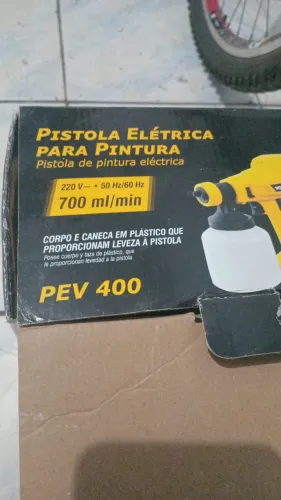 Pistola elétrica para pintura da vonder 