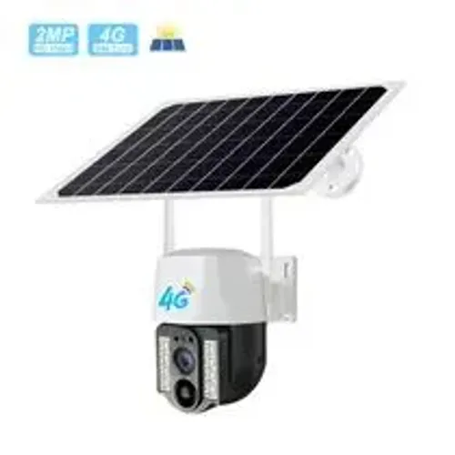 Câmera PTZ Solar Wifi 1080P V380 CCTV 4G Visão Noturna Ao Ar Livre