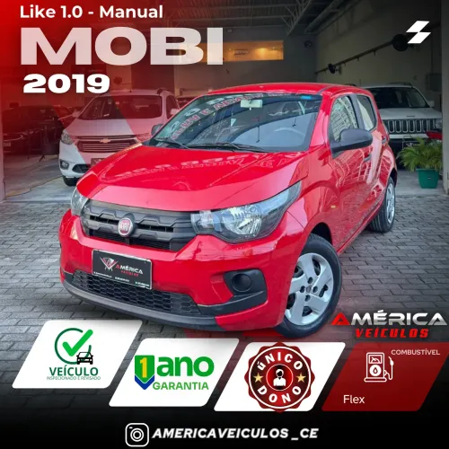 Fiat Mobi Like 1.0 Fire Flex 5P. 2019