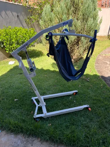 Guincho para acamado idoso manual até 150kg