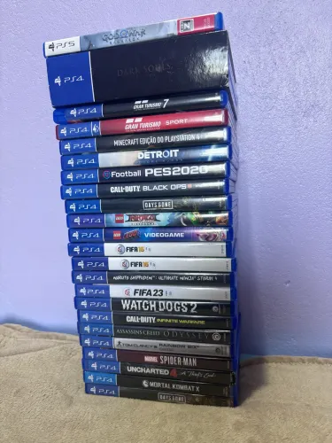 Jogos PS4 - Gran turismo 7 - Daysgone - FIFA - entre outros.