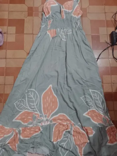 Vestido longo com bojo