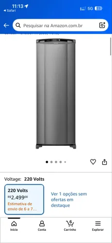 Geladeira Frost Free 337L com Espaço Extra Frio Inox Consul - CRB39MK (220, Volts)