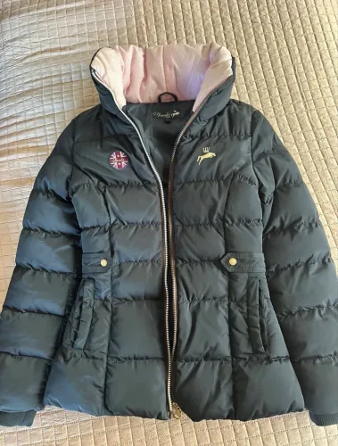 Jaqueta Puffer Spooks Equestre Azul Marinho - Tam XS (Importada)