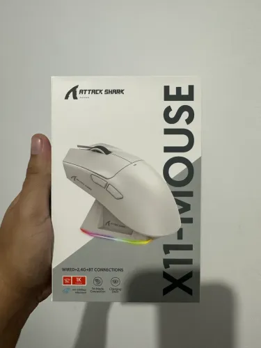 Mouse attack shark X11 - LACRADO | BLACK/ WHITE