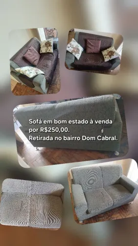 Sofá de 2 lugares em bom estado