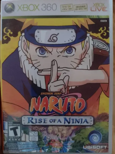 Naruto Rise of a Ninja jogo de Xbox destravado 