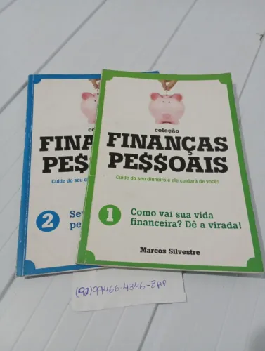 Livro de finanças Pessoais Coleção volume 1 e 2