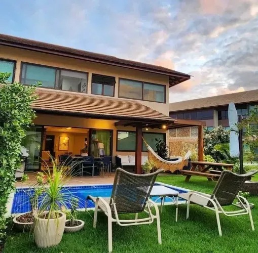 CASA - RESERVA DOS CARNEIROS - 4 SUÍTES - PORTEIRA FECHADA