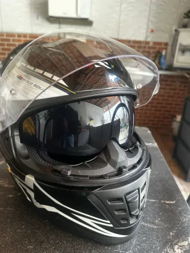 Capacete Norisk FF302 Soul Tamanho 60 + Intercomunicador B-MAX V6 Plus