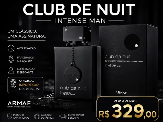 Club de Nuit Intense Man - Original Importado Lacrado