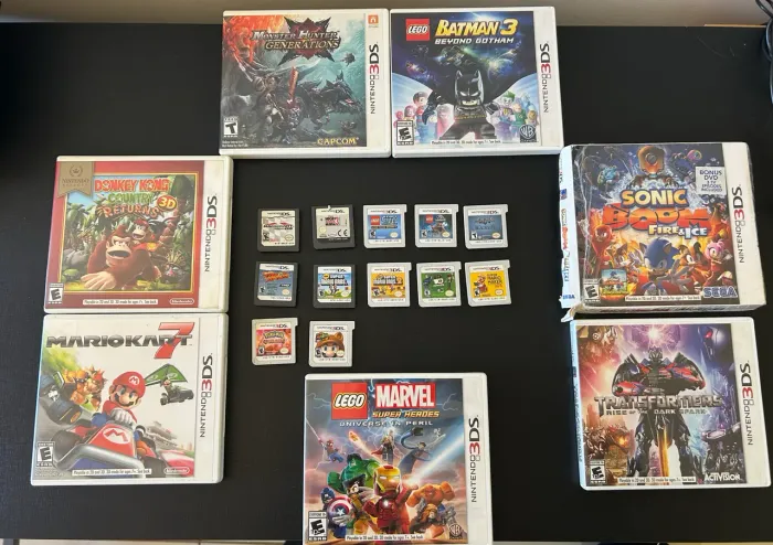 Lote de Jogos Originais para Nintendo 3DS