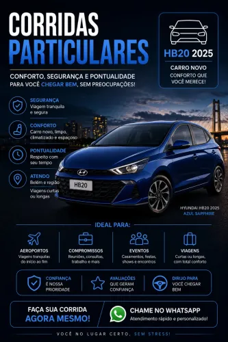 £ Precisando de uma corrida com conforto, segurança e pontualidade?