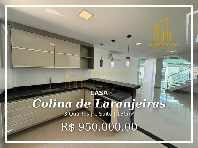 Colina de Laranjeiras: casa com 2 vagas e lazer completo!