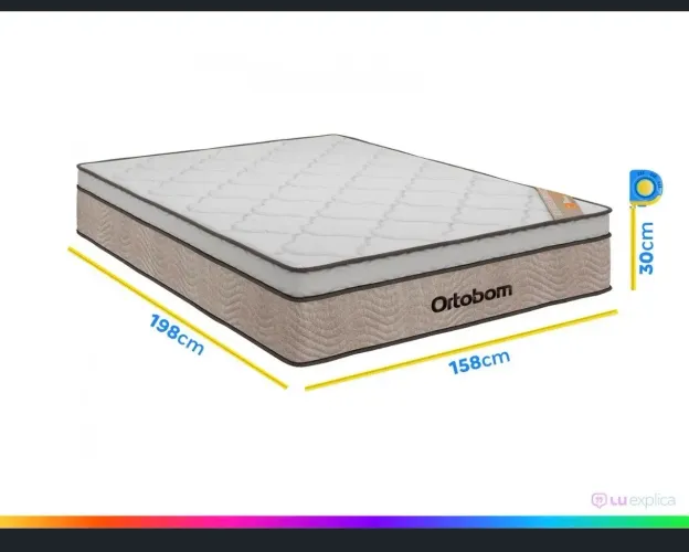 Colchão Queen Ortobom - New Ortotech