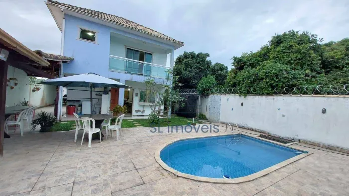 Casa com piscina, 4 dormitórios à venda, Jardim Bela Vista - Rio das Ostras/RJ