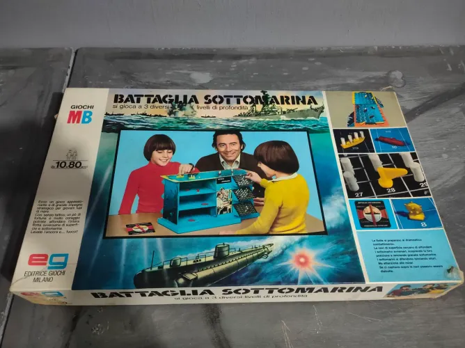 Jogo Batalha naval anos 70"" importado Itália