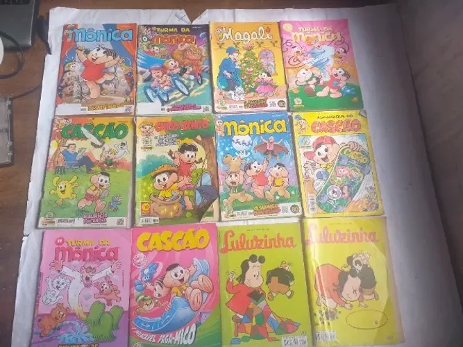 gibis turma da monica e luluzinha R$3,50 cada