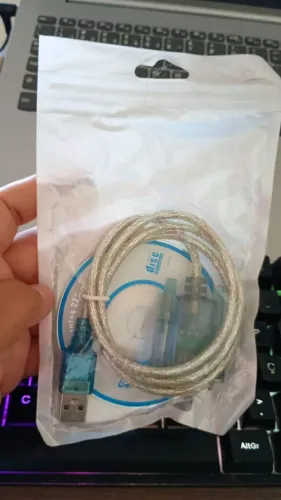 Cabo USB 2.0 para serial RS232 DB9 9 pinos