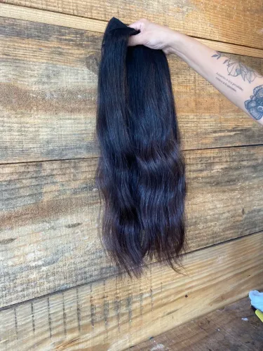 Cabelo Brasileiro Natural - Tecido no Tic Tac